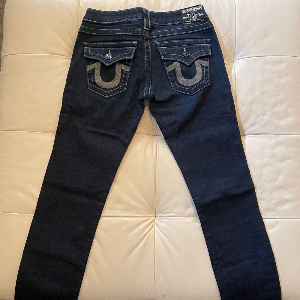 True Religion Jeans Women size 26 Dark Blue